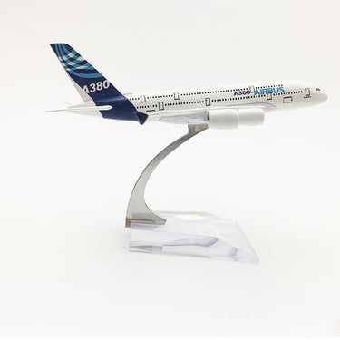 free shipping A380 prototype aeroplane model Airbus A380 airplane 16CM Metal alloy diecast 1:400 airplane model toy for children AV8R